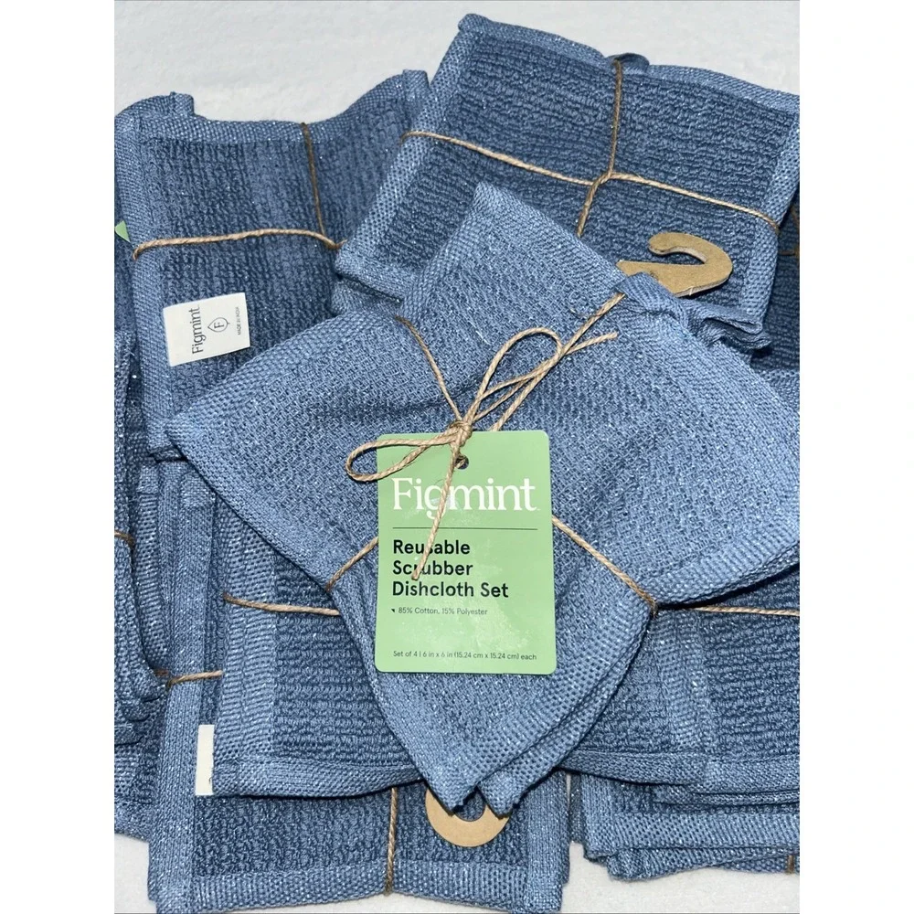 96 Count Figmint Reusable Kitchen‎ Scrubber Dish Cloths 6